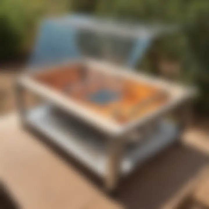 An array of diverse materials used for building solar ovens, emphasizing sustainability.