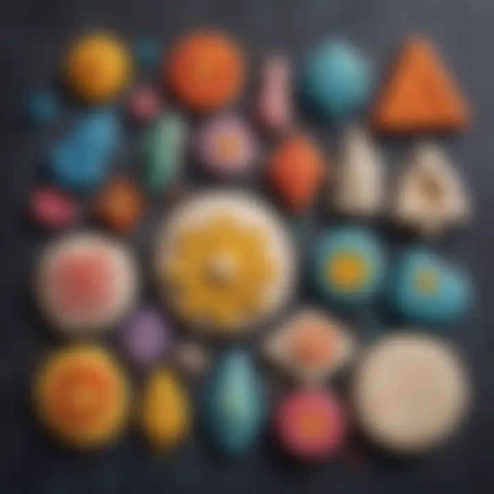 A variety of shapes and forms made from salt dough, illustrating its creative potential.