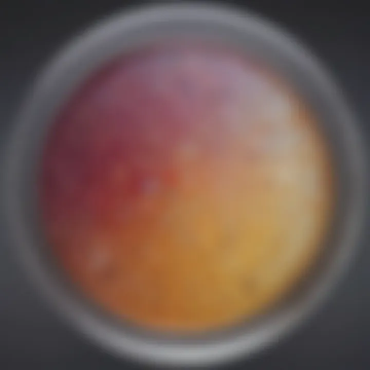 Petri dish with nutrient agar
