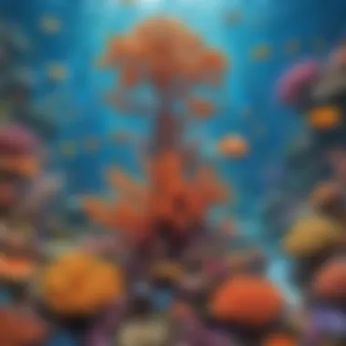 Colorful Coral Reef Ecosystem