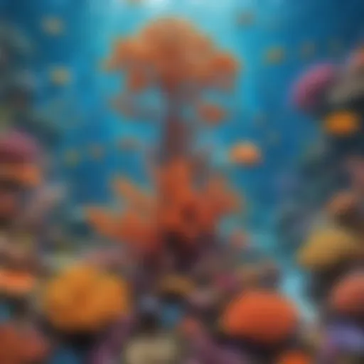 Colorful Coral Reef Ecosystem