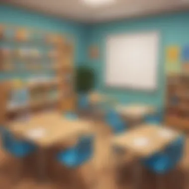 Interactive virtual classroom for preschool education