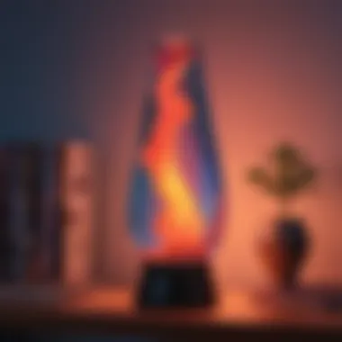 Innovative DIY lamp design using lava lamp concept