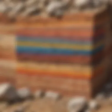 Earth's layers unveiling secrets of pigment origins