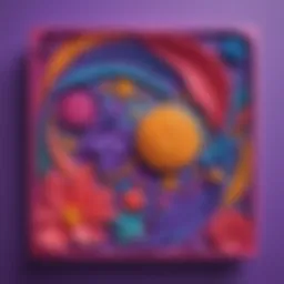 Abstract silicone mold art