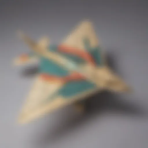 Intricate Origami Paper Airplane