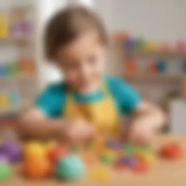 Benefits of small playdough in child development