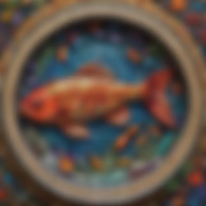 Intricate Fishbowl Bead Mosaic