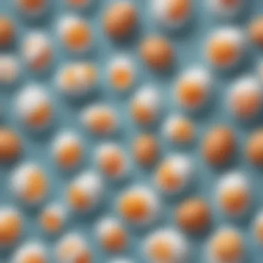 Varied Salt Concentration Multiple eggs floating at different levels in saltwater