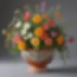 Floral Elegance in a Pot