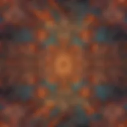 Visual representation of fractal patterns showcasing intricate designs.