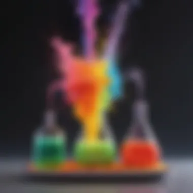 Colorful Chemical Reaction Experiment