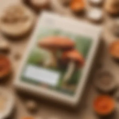 Fungi packaging materials displayed in an eco-friendly product setting