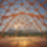 Innovative Geometric Design of a Geodesic Dome Structure