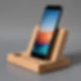 Unique Wooden Smartphone Dock