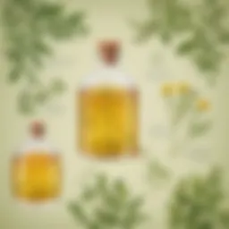 Natural herbal ingredients for homemade shampoo