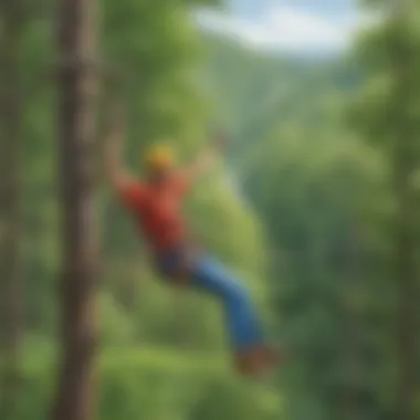 Safety measures for home zip line installation