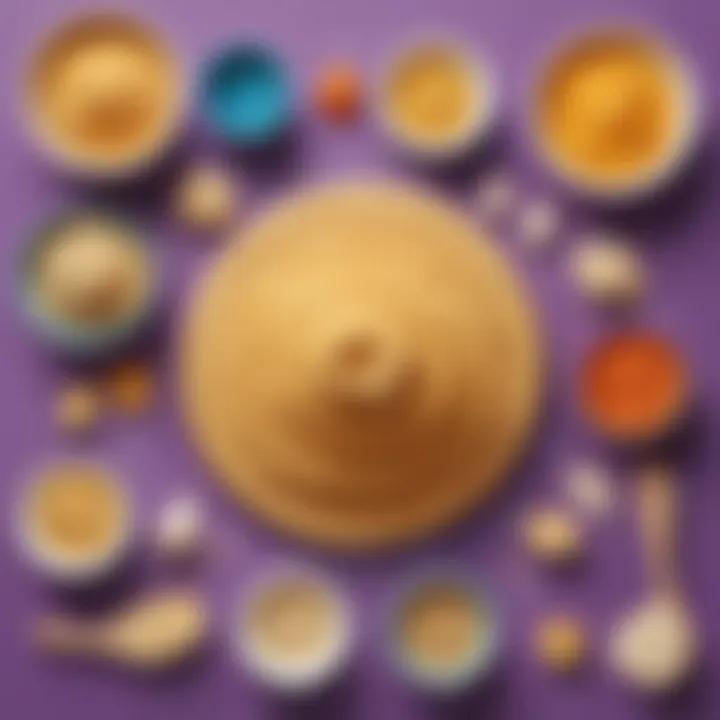 Essential ingredients for crafting playdough