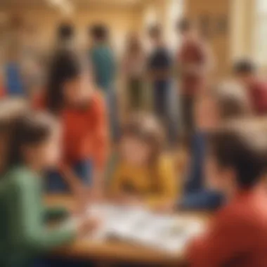 Importance of Social Interaction Child interacting with peers in a social setting