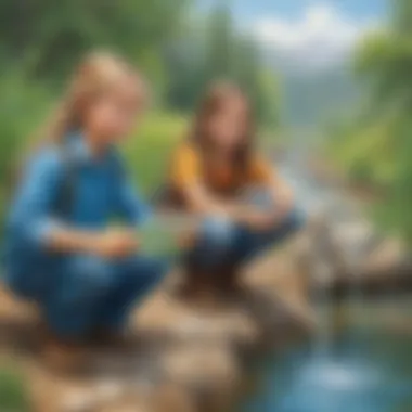 Completed Water Filtration System for Young Explorers Finished water filtration system for kids