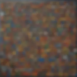 An assortment of colorful Lego bricks