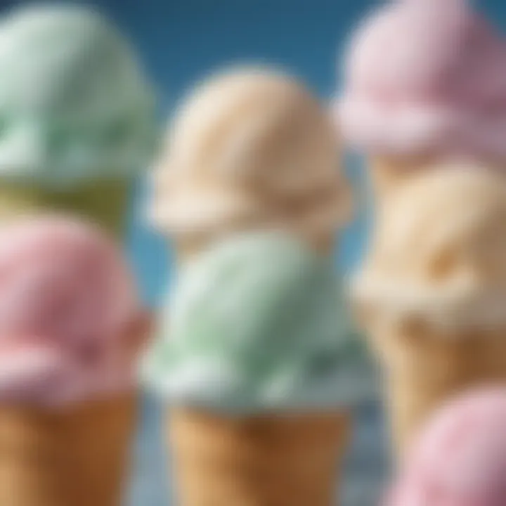 Science behind freezing ice cream mixture
