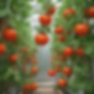 Ripe Hydroponic Tomato Harvest Hydroponic Tomato Plant