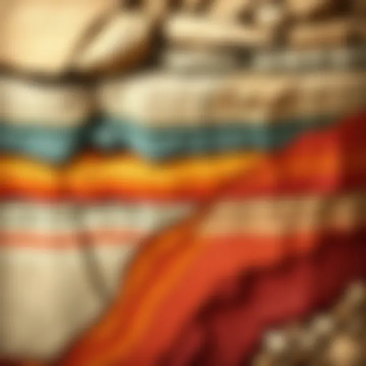 Sedimentary Rock Layers Sedimentary rock layers with distinct color variations