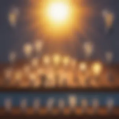 Diverse Sources of Light Different sources of light including the sun, bulbs, and LEDs
