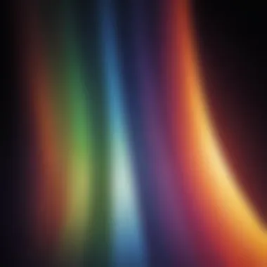 Spectrum of Light A spectrum of light showcasing various colors