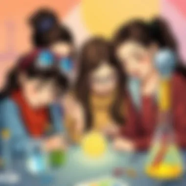 Inspiring the Next Generation Young girls engaging with STEM activities