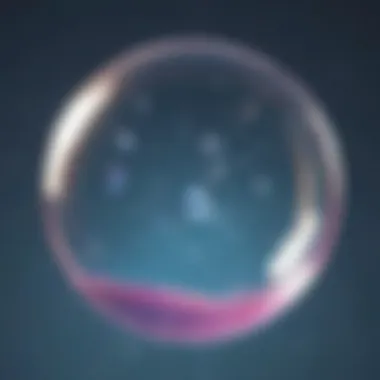 Intriguing Slow Motion Capture of a Bubble Popping Bubble Popping in Slow Motion