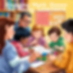 Children engaged in a lively mathematics game