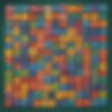 Creative multiplication game using colorful blocks