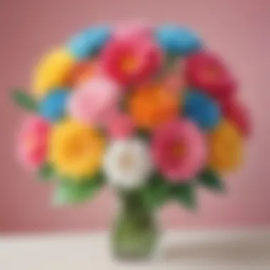 Tissue Paper Flower Bouquet Tissue Paper Flower Bouquet