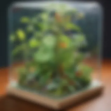 Interactive Biology Toy Interactive biology toy showcasing plant growth
