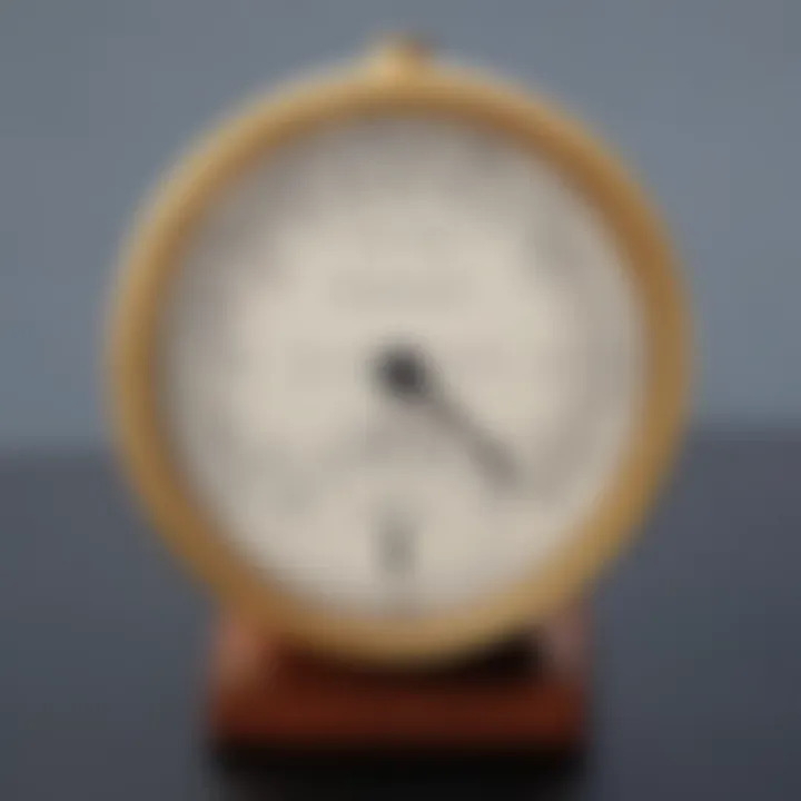 Elegant hygrometer device for assessing moisture content