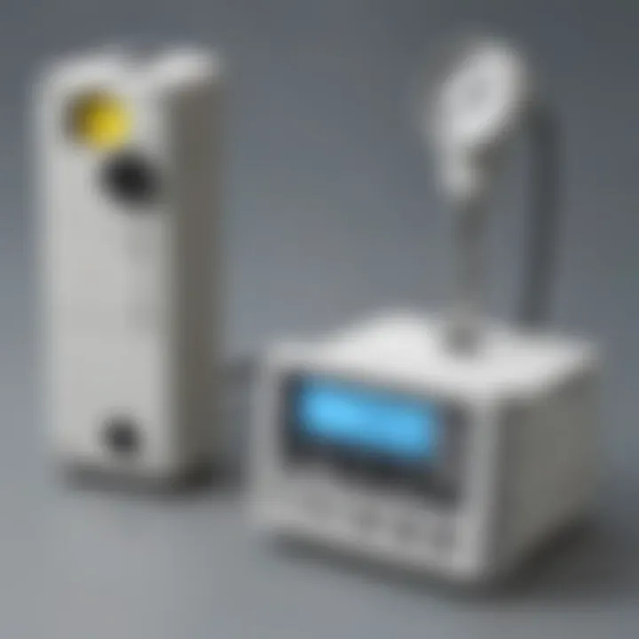 High-tech humidity measurement instrument used in various industries