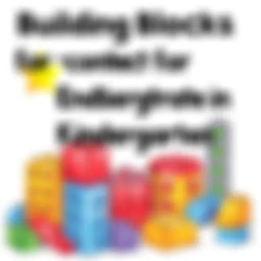 Building Blocks for Engineering Concepts in Kindergarten Colorful building blocks illustrating engineering concepts.