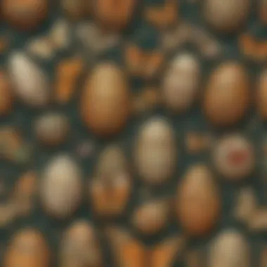 Intricate Butterfly Egg Pattern