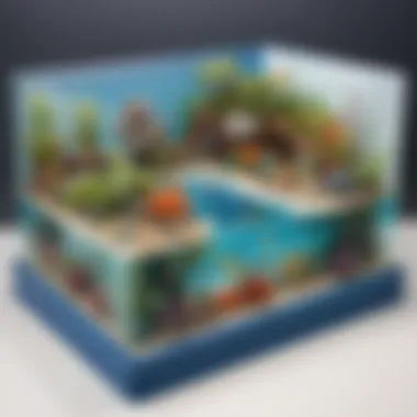 Marine Life Exploration Box Inventive DIY Pop-Up Ocean Ecosystem Display