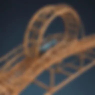 Homemade Roller Coaster Experiment Demonstrating kinetic energy with a homemade roller coaster