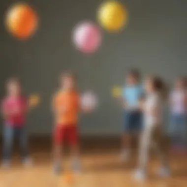 Children Learning Physics Through Balloon Tennis