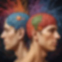 Abstract representation of analytical thinking