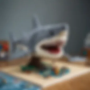 Unique Perspective of LEGO Shark Set