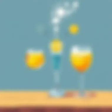 Chemical reaction illustrating carbonation process.