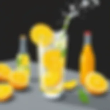 Cultural representation of lemon fizzy drinks in various regions.