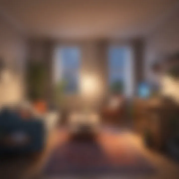 Effortless control of lighting ambiance through voice commands