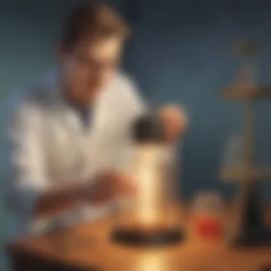 Safety Precautions in Electrostatic Experiments A visual representation of safety precautions necessary for conducting the experiment.