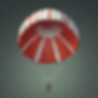 Your Finished Parachute A completed homemade parachute ready for testing